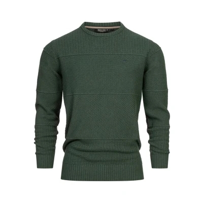 Abbildung von Indicode Jeans Justice Strickpullover, Herren, Größe: Small, Army