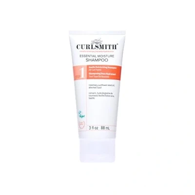 Abbildung von Curlsmith Essential Moisture Cleanser, Sanftes, pflegendes Shampoo für gewelltes, lockiges und krauses Haar, Vegan (88ml/3oz) Probe oder Reisegröße