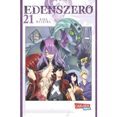 Abbildung von Edens Zero 21: Action, galaktische Abenteuer und eine blaue Katze Cooler Weltraum Epos vom Fairy Tail Zeichner!