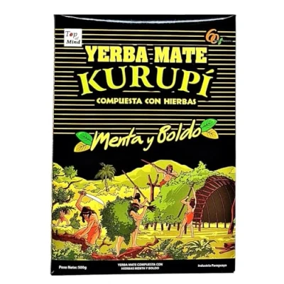 Abbildung von Kurupi Compuesta Especial 500g Menta y Boldo Yerba Mate Tee aus Paraguay