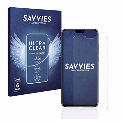 Abbildung von Savvies 6 Stück Schutzfolie für Honor 8X Displayschutz Folie Ultra Transparent