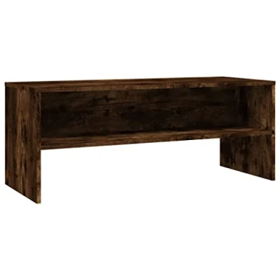 Abbildung von vidaXL TV Schrank, Fernsehschrank mit viel Stauraum, Lowboard für Fernseher Wohnzimmer, Fernsehtisch HiFi Schrank Möbel, Räuchereiche Holzwerkstoff