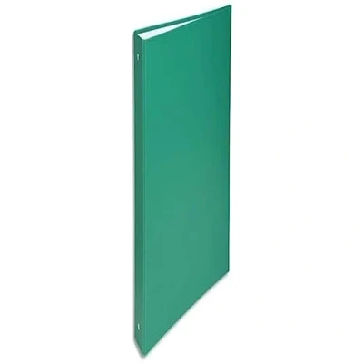 Abbildung von Exacompta 51373E Ringbuch OPAK DIN A4 aus starkem Karton mit Kunststoffbezug außen 4 Ringen 40 mm breit grün ideal für Schule und Büro Ringhefter Ringordner Ringbuchordner