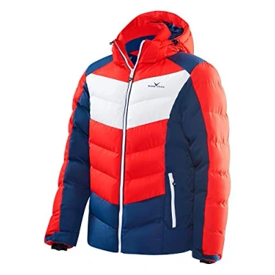 Abbildung von Black Crevice Herren Skijacke, rot/blau/weiß, 60