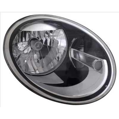 Abbildung von TYC 20 12859 05 9 Scheinwerfer rechts H4, W21/5W mit Tagfahrlicht für Rechtsverkehr Elektromotor VOLKSWAGEN: Beetle Schrägheck, Cabrio