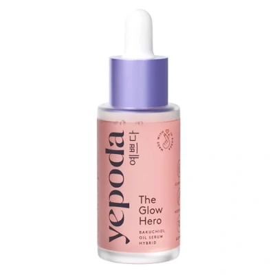 Abbildung von Yepoda Serum Gesicht THE Glow HERO, Entzündungshemmendes Intensiv Öl Serum, Für gereizte und empfindliche Haut, mit Vitamin E Zink, Reichhaltige Öle (30 ml)