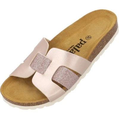 Abbildung von Palado Crisui Pantolette flach, Damen, Größe: 38, Rosagold metalic Schuhe