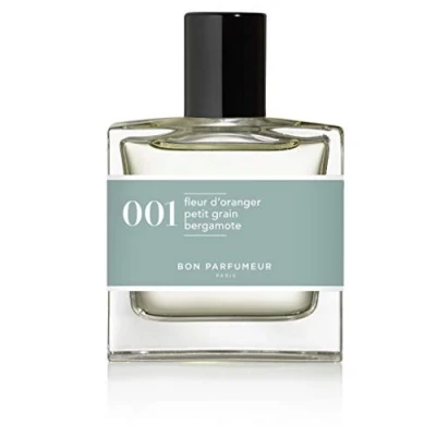 Abbildung von Bon Parfumeur Eau de Cologne Intense 001 Orangenblüte Petit Grain Bergamotte Damen &amp; Herrenduft Blumennoten Zerstäuber für Parfüm (100 ml)