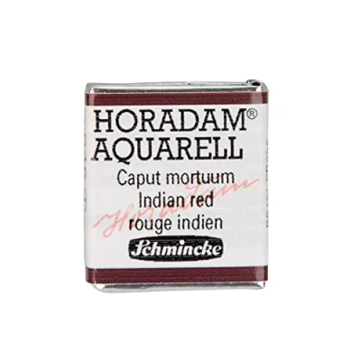 Abbildung von Schmincke HORADAM® AQUARELL feinste Künstler Aquarellfarben, 648 Lasurbraun, 14 044, 1/2 Näpfchen