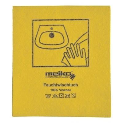 Abbildung von Meiko Wischtuch Piktogramm BAD 35x40cm gelb 10 Stück