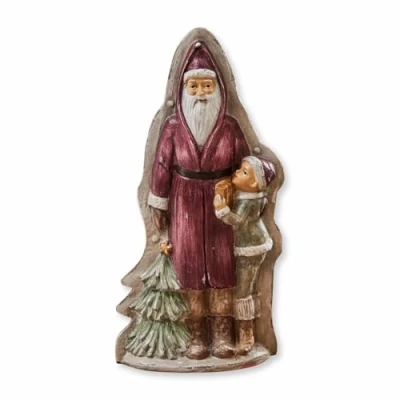 Abbildung von Loberon Weihnachtsmann Sartenja, handgefertigt &amp; handbemalt, nostalgisches Flair, Weihnachtsfiguren, Weihnachtsdekoration, Weihnachten, Polyresin, rot