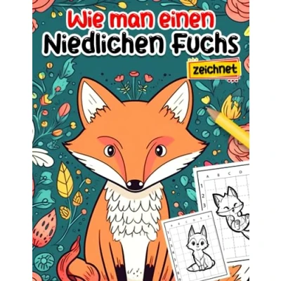 Abbildung von Wie man einen niedlichen Fuchs zeichnet: Inklusive 30 einfachen und Bildern mit Anleitungen zum Folgen Zeichnen Entspannungs Angstlinderungsgeschenke