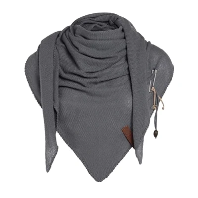 Abbildung von Knit Factory LOLA Schal, Damen, Größe: One Size, Med grey