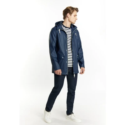Abbildung von SCHMUDDELWEDDA Herren Regenjacke M / Marine 100% Polyester (recycelt)