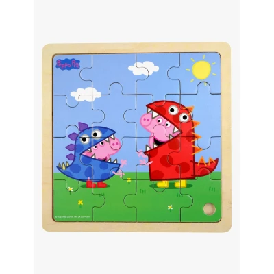 Abbildung von Peppa Wutz Holzpuzzle Dinosaurier 16 Teile