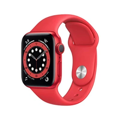 Abbildung von Apple Watch Series 6 (GPS, 40MM) Aluminiumgehäuse (PRODUCT)RED mit Sportarmband (Generalüberholt)