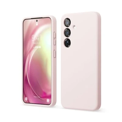 Abbildung von elago Kompatibel mit Samsung Galaxy S25 Hülle, Flüssige Silikonhülle, Vollständige Schutzabdeckung, Stoßfest, Schlanke Handyhülle, Kratzfeste Weiche Mikrofaser Auskleidung, 6,2 Zoll (Lovely Rosa)