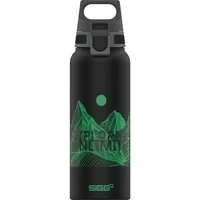 Abbildung von SIGG WMB ONE Pathfinder Black Wasserflasche (1.0 L), schadstofffreie und auslaufsichere Trinkflasche, federleichte Trinkflasche aus Aluminium, Made in Switzerland