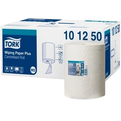 Abbildung von Tork Papier d&#039;Essuyage Plus Wiping Paper M2 101250 2 couches