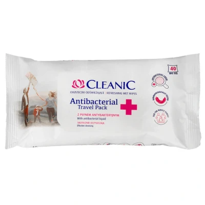 Abbildung von Antibakterielle erfrischende Feuchttücher CLEANIC Reise 1 Stk.