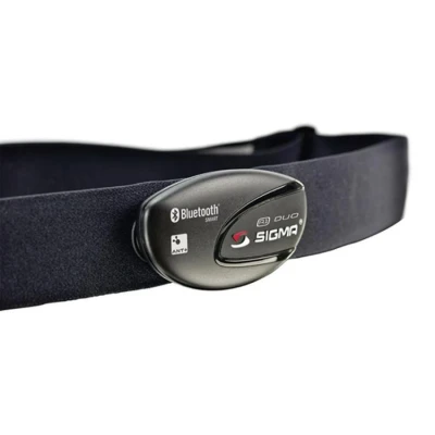 Abbildung von SIGMA Sport Unisex Erwachsene Zubehör R1 Blue Comfortex Bluetooth Smart Textilbrustgurt, schwarz/blau, 40 x 10 15 cm