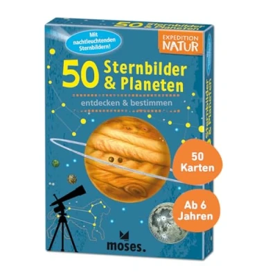 Abbildung von Expedition Natur 50 Karten Sternbilder und Planeten Moses