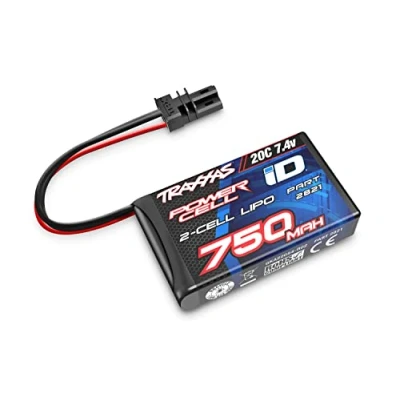 Abbildung von Traxxas LiPo TRX 4M Akku 750mAh 7,4V 2 Zellen 20C (MID Stecker)TRX2821