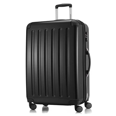 Abbildung von HAUPTSTADTKOFFER Alex Großer Hartschalen Koffer, TSA, 4 Doppel Rollen, Trolley, Rollkoffer, Reisekoffer, Volumenerweiterung, 75 cm, 119 Liter, Schwarz