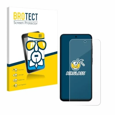 Abbildung von BROTECT Schutzglas für Samsung Galaxy A55 5G Schutzfolie Panzer Folie Glas [Extrem Kratzfest 9H, Anti Fingerprint, Ultra Transparent]