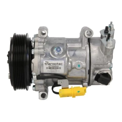 Abbildung von THERMOTEC KTT090054 Kompressor SD6C12 12 PAG 46 R 134a mit Dichtring PEUGEOT: 207 CC, 5008 I, 308 I Schrägheck, CITROËN: C3 II, Berlingo II