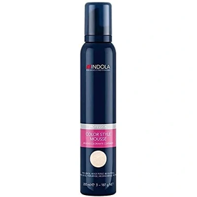 Abbildung von Indola Color Style Mousse pearl beige, 1er Pack, (1x 200 ml), Orange