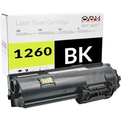 Abbildung von OBV kompatibler Toner ersetzt Kyocera TK 1260 1T0C150NL0 Schwarz für Ecosys PA4000, PA4000WX, PA4000X TK1260 (1)