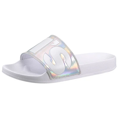 Abbildung von Levi&#039;s® June LS Badepantolette, Sommerschuh, Schlappen, Badeschuh, Poolslides mit Logoschriftzug