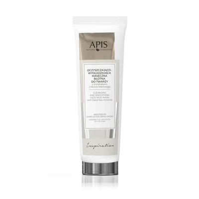 Abbildung von Apis Inspiration, Reinigung und Glättung der Gesichtsschlammmaske mit Mineralien aus dem Toten Meer, 100 ml