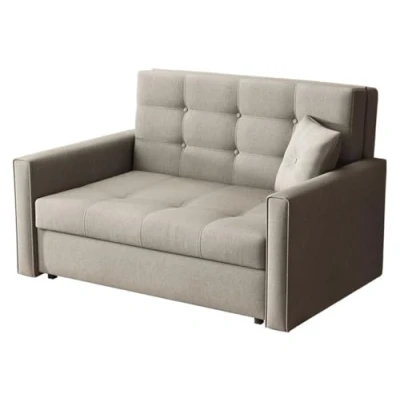 Abbildung von MIRJAN24 Schlafsofa Viva Lux II, mit Schlaffunktion und Bettkasten, 2 Sitzer, inkl. Kissen