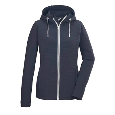 Abbildung von killtec Damen Powerstretchjacke mit Kapuze KOS 33 WMN FLX JCKT, nachtblau, 44, 42851 000