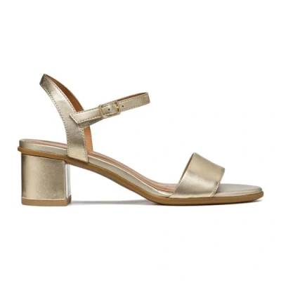Abbildung von Geox Aurely Riemensandalette, Damen, Größe: 38, Light gold Schuhe