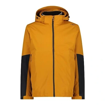 Abbildung von CMP Herrenjacke, abnehmbare Inn.Jacke mit Kapuze und Reißverschluss, Kürbis, 46