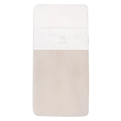 Abbildung von Jollein 008 511 67095 Babybettlaken Wiegenlaken Sleepy Miffy braun (75x100 cm)