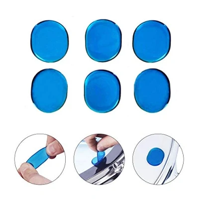 Abbildung von Dämpfer Pads 6stk Trommel Gel Silikon für Schlagzeug Klangregelung Snare Drum Floor Tom Blau