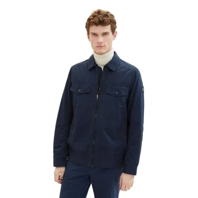 Abbildung von TOM Tailor Casual Outdoorjacke, Herren, Größe: Medium, Sky captain blue