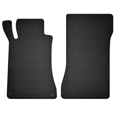 Abbildung von Wielganizator Automatten Set Passend für Mercedes CLK W209 (2001 2009) Gummimatten Autozubehör Auto Fußmatten 2 teilig Schwarz