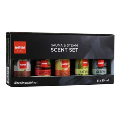 Abbildung von Harvia Aufgusskonzentrat Saunaaufguss Set 5x 10 ml Duftkonzentrat für Sauna und