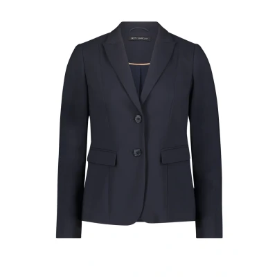 Abbildung von Betty Barclay À Manches Longues Blazer, Damen, Größe: 38, Dunkelblau