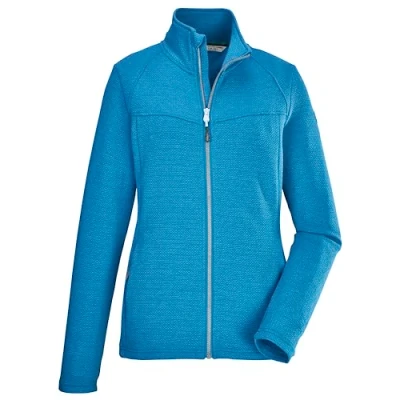 Abbildung von killtec Damen Stretchjacke mit Stehkragen/Fleecejacke KOS 102 WMN FLX JCKT, hell ocean, 44, 39176 000