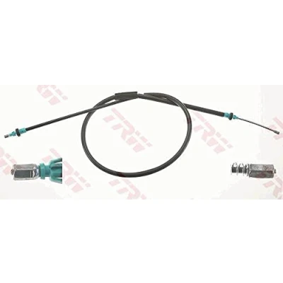 Abbildung von TRW GCH458 Handbremsseil 1587, 1430 Trommelbremse RENAULT: CLIO 3, III Grandtour, 3 Kasten