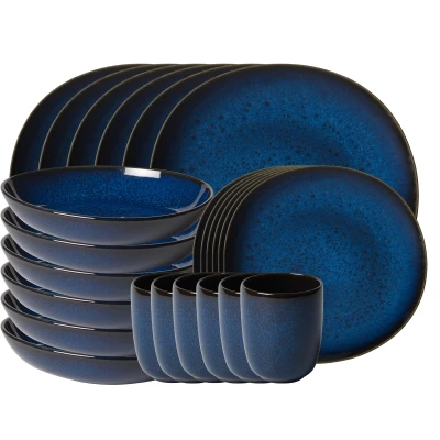 Abbildung von like Villeroy &amp; Boch Lave bleu Tafelset 24tlg