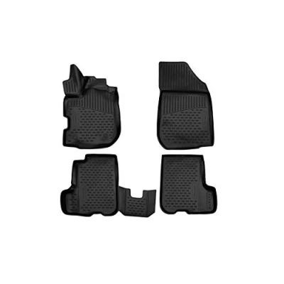 Abbildung von Element 3D Gummimatten Passgenaue Fußmatten Designed für Renault Sandero 2018 Schrägheck 4tlg