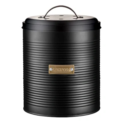 Abbildung von Typhoon Biomülleimer &quot;OTTO&quot;, 1 Behälter, Stahl mit Kunststoff Inneneimer, Aktivkohlefilter, 2,5 Liter