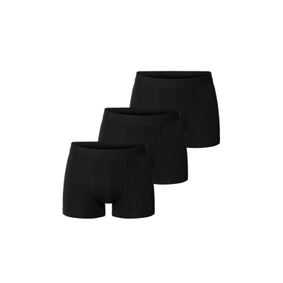 Abbildung von Bread &amp; Boxers 3 PACK Panties, Herren, Größe: Small, Black